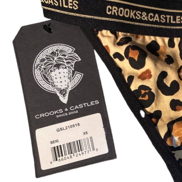 Crooks & Castles Cheetah Print Tanga Extra Small - Picture 5 of 6